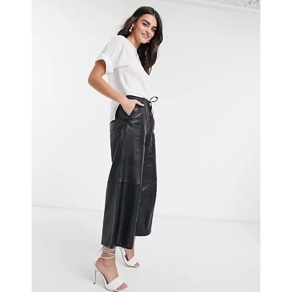 ASOS DESIGN Oversized Woven Tee T-Shirt Top Roll Rolled Sleeve Sleeves Ivory